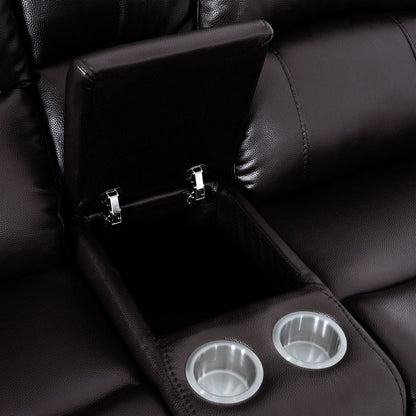 Collection de canapés inclinables manuels en cuir pour salon - Meubles inclinables en cuir pour maison, bureau et salon