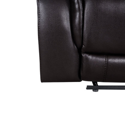 Collection de canapés inclinables manuels en cuir pour salon - Meubles inclinables en cuir pour maison, bureau et salon