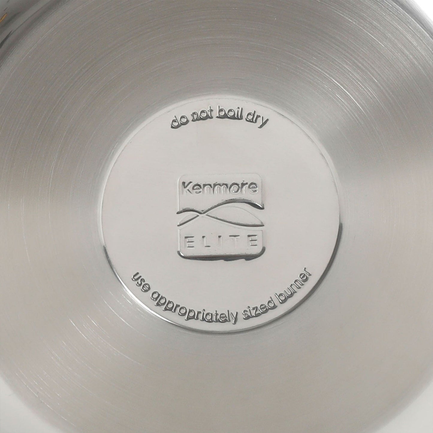 Ensemble de casseroles et poêles Kenmore Elite Devon en acier inoxydable à paroi épaisse, 10 pièces