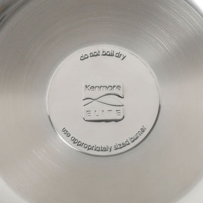 Ensemble de casseroles et poêles Kenmore Elite Devon en acier inoxydable à paroi épaisse, 10 pièces