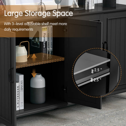 Buffet de cuisine, bar à café, armoire de rangement décorative.