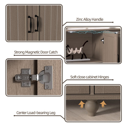 Buffet de cuisine, bar à café, armoire de rangement décorative.