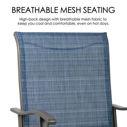 Kozyard Isabella - Ensemble de tabourets/chaises de bar pivotants à hauteur réglable