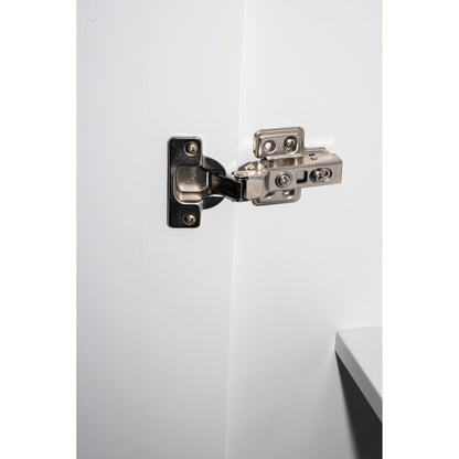 Palace Imports Armoire Kyle 4 portes en bois massif avec portes en bois massif ou en miroir