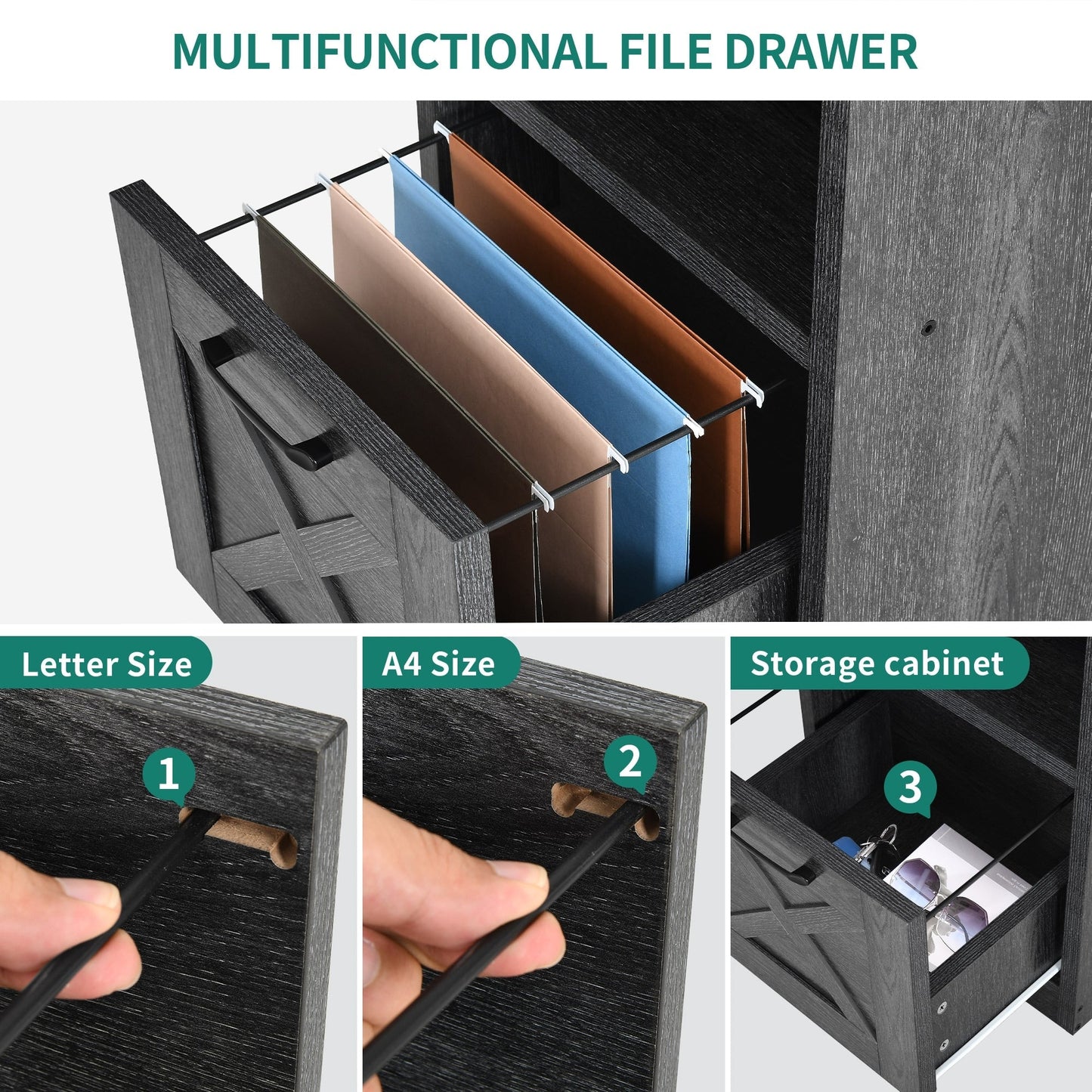 Bureau de jeu en forme de L Moasis, bureau d'ordinateur d'angle de 59 pouces avec support de moniteur