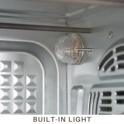 Four à convection, rotisserie et friteuse à air LNC 12-en-1, grand modèle de 34 QT pour comptoir - 19,5 L x 15 l x 12,5 H (cm)