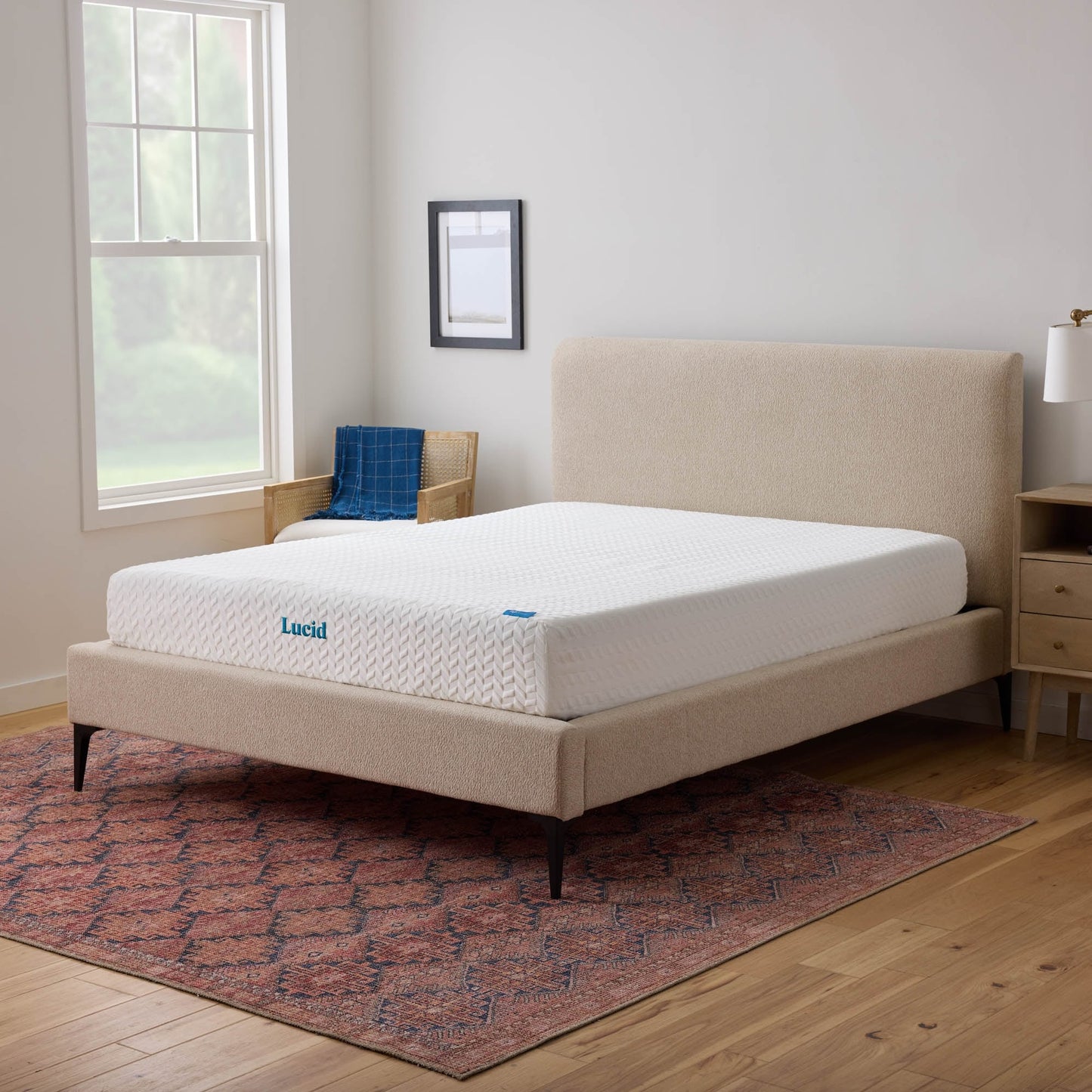 Matelas en mousse à mémoire de forme avec gel de luxe Lucid de 10 pouces