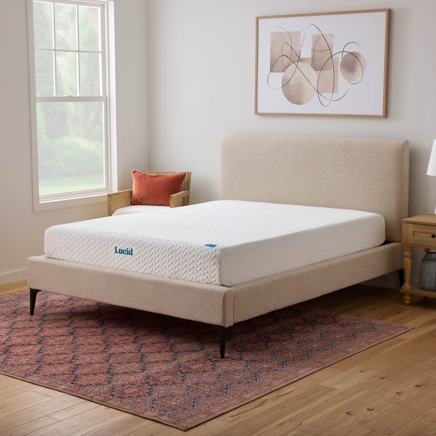 Matelas en mousse à mémoire de forme avec gel de luxe Lucid de 10 pouces