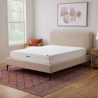 Matelas en mousse à mémoire de forme avec gel de luxe Lucid de 10 pouces