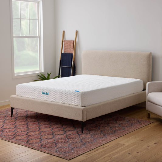 Matelas en mousse à mémoire de forme avec gel de luxe Lucid de 10 pouces