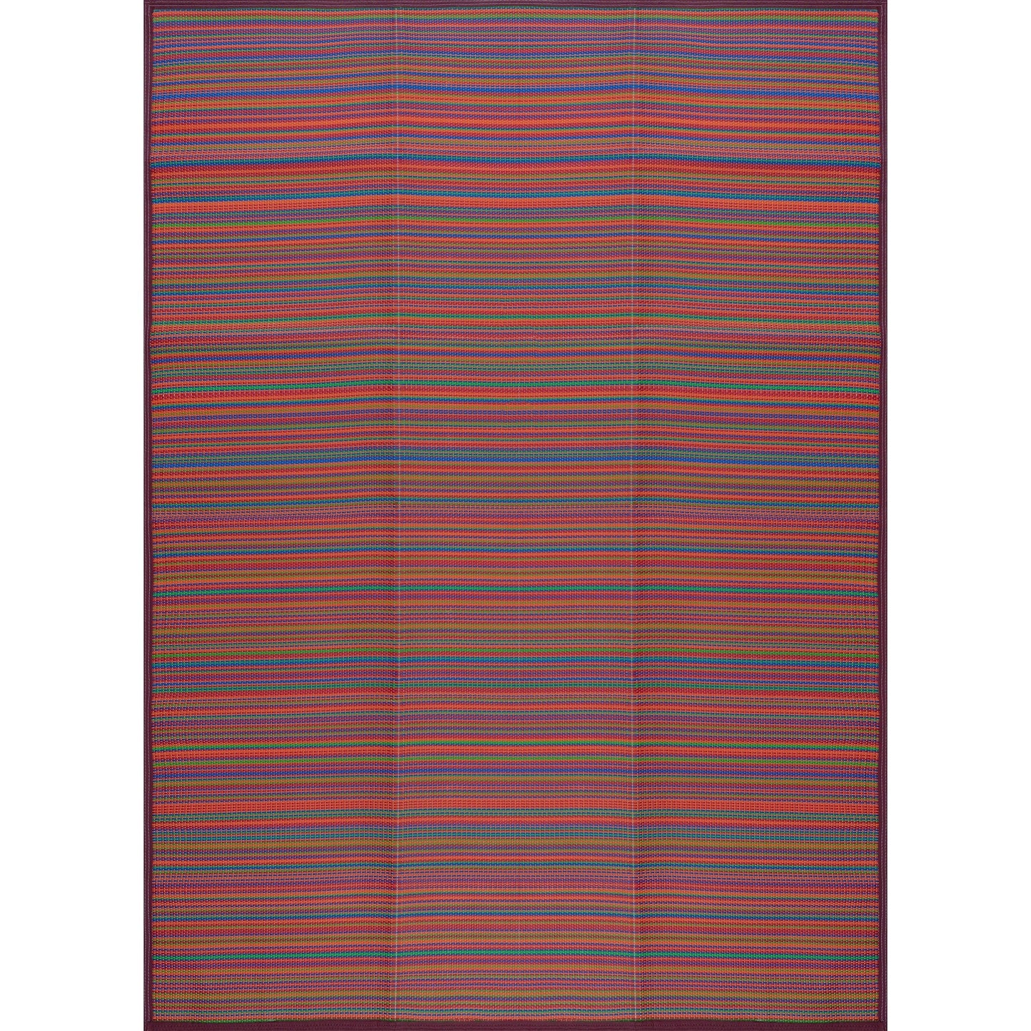 Lalune Beach Stripe Indoor Outdoor Area Rug