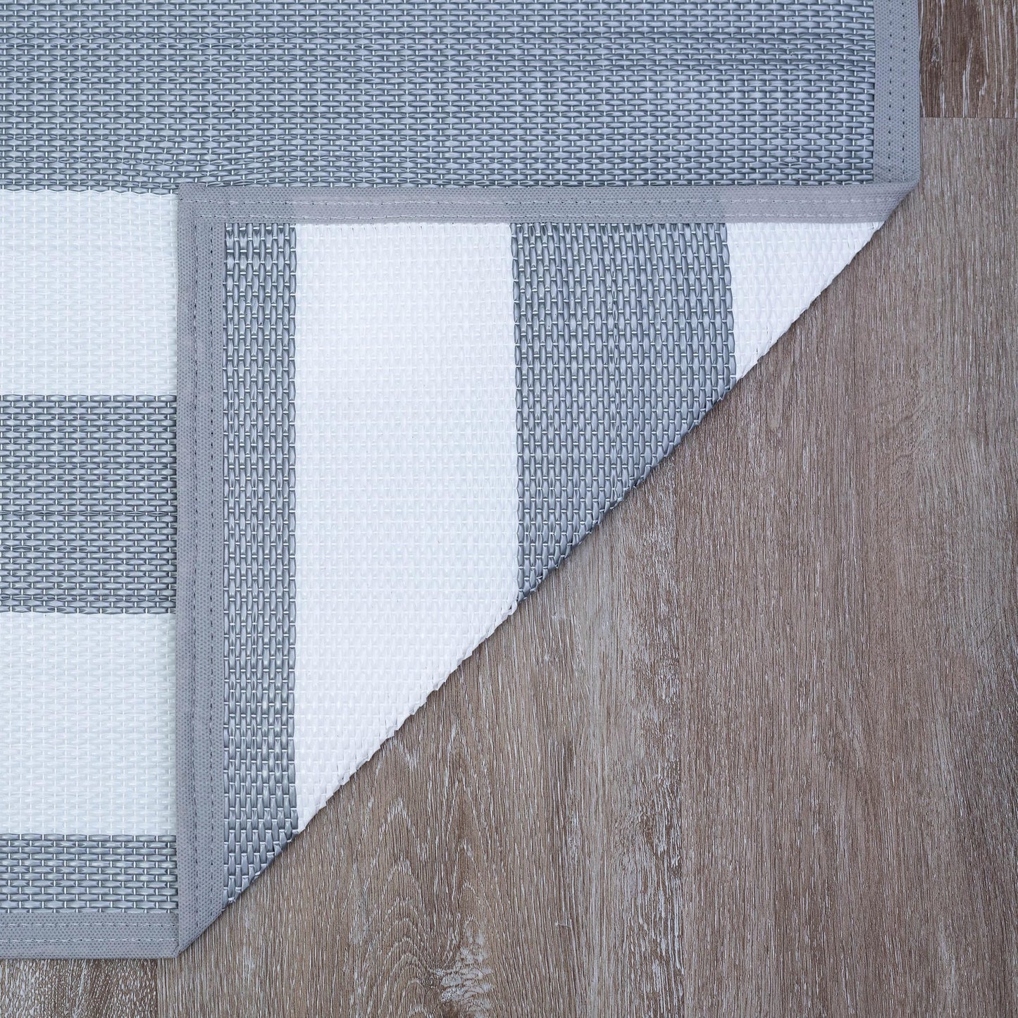 Lalune Beach Stripe Indoor Outdoor Area Rug