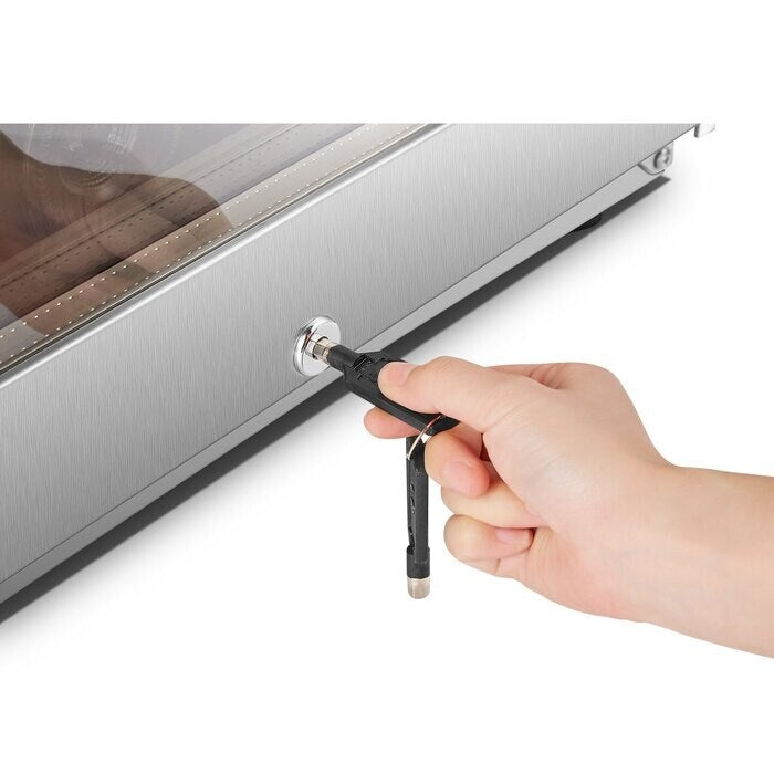 Cave à vin LanboPro 24 pouces à 44 bouteilles avec compresseur et double zone de température