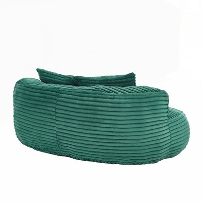 Canapé paresseux confortable et durable, chaise pouf à dossier haut pour adultes et enfants - 2 places