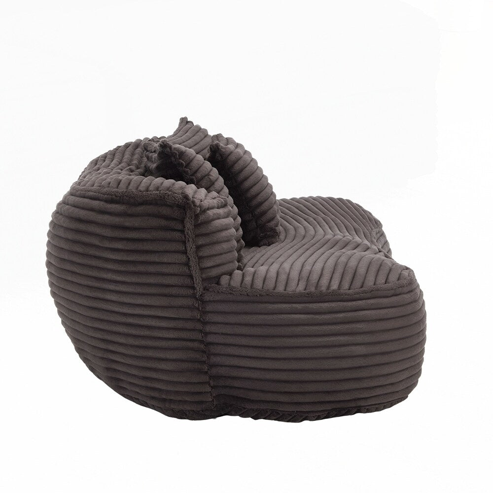 Canapé paresseux confortable et durable, chaise pouf à dossier haut pour adultes et enfants - 2 places