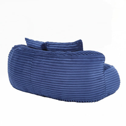 Canapé paresseux confortable et durable, chaise pouf à dossier haut pour adultes et enfants - 2 places