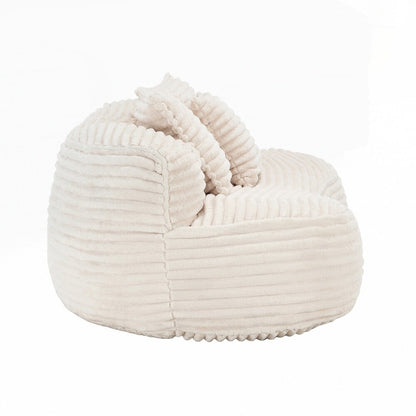 Canapé paresseux confortable et durable, chaise pouf à dossier haut pour adultes et enfants - 2 places