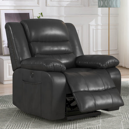 Fauteuil inclinable releveur en cuir avec double moteur, fauteuils inclinables électriques surdimensionnés avec massage et chauffage électriques