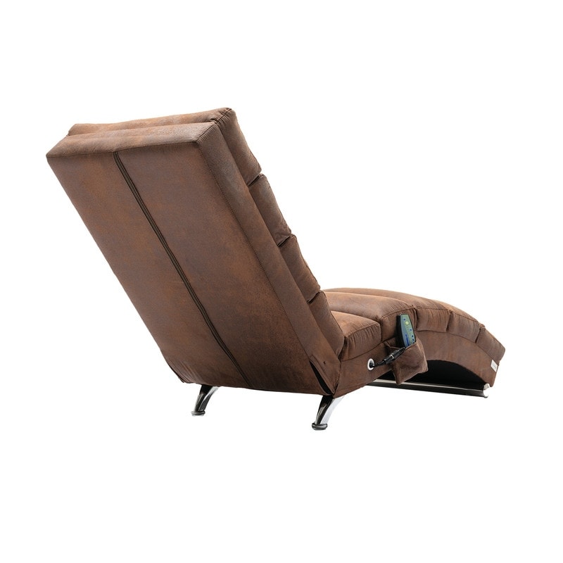 Fauteuil de massage en lin avec télécommande, fauteuil de massage électrique ergonomique, 5 modes.
