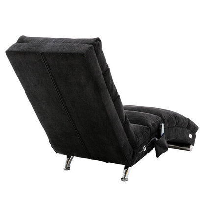 Fauteuil de massage en lin avec télécommande, fauteuil de massage électrique ergonomique, 5 modes.