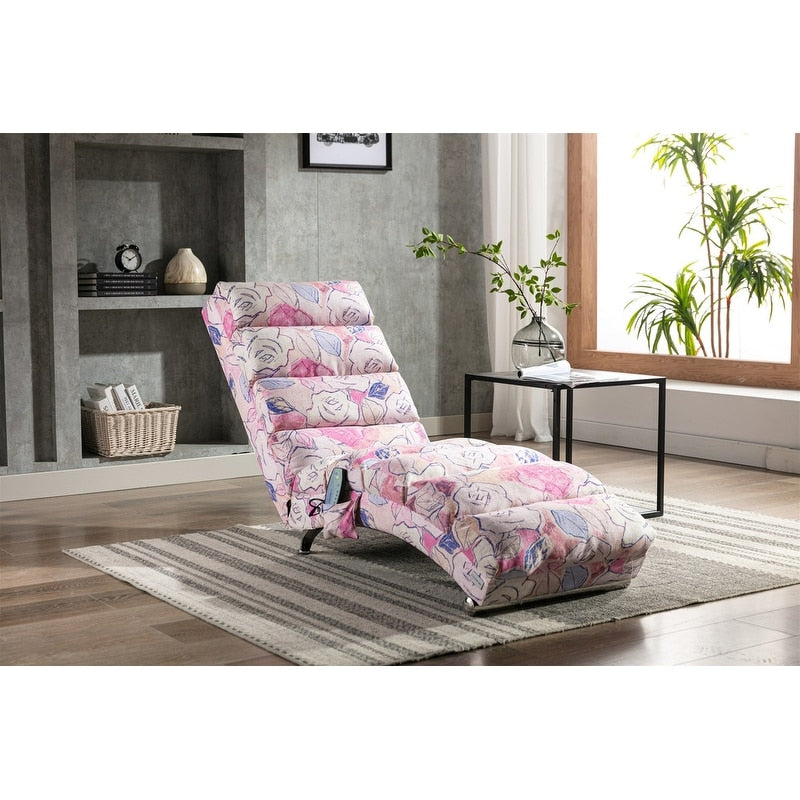 Fauteuil de massage en lin avec télécommande, fauteuil de massage électrique ergonomique, 5 modes.