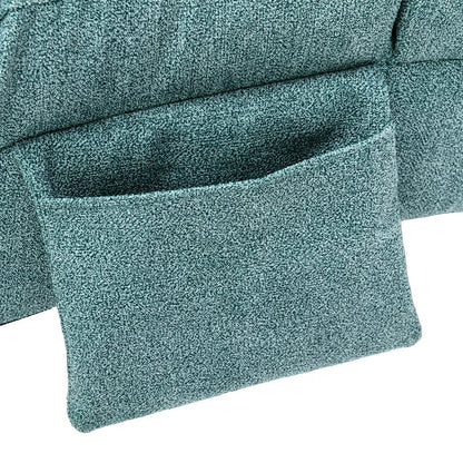 Fauteuil de massage en lin avec télécommande, fauteuil de massage électrique ergonomique, 5 modes.