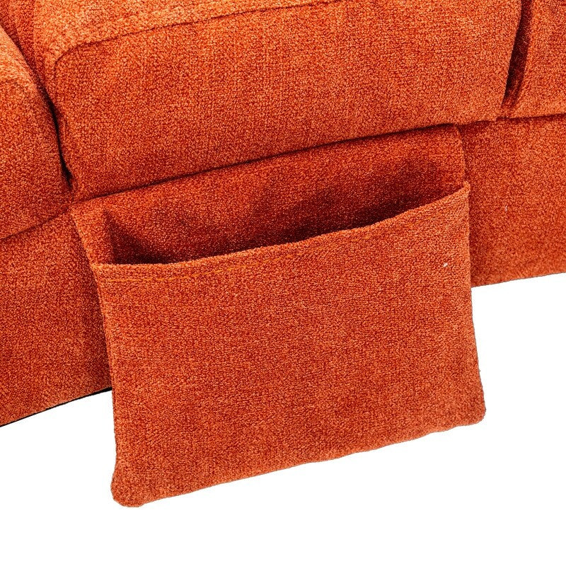 Fauteuil de massage en lin avec télécommande, fauteuil de massage électrique ergonomique, 5 modes.