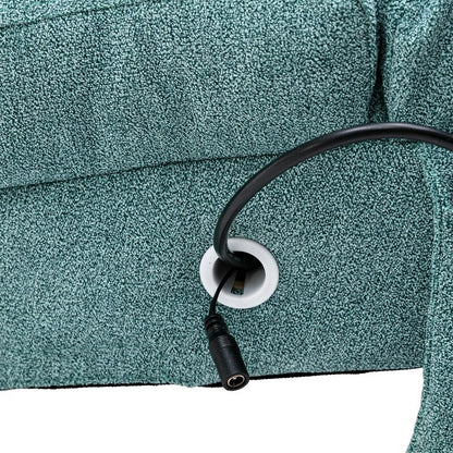 Fauteuil de massage en lin avec télécommande, fauteuil de massage électrique ergonomique, 5 modes.