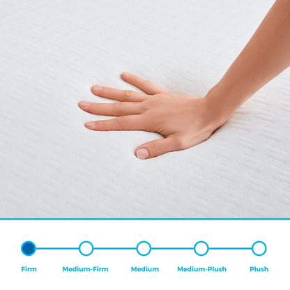 Matelas en mousse à mémoire de forme avec gel ActiveRelief de 5 pouces Linenspa Essentials