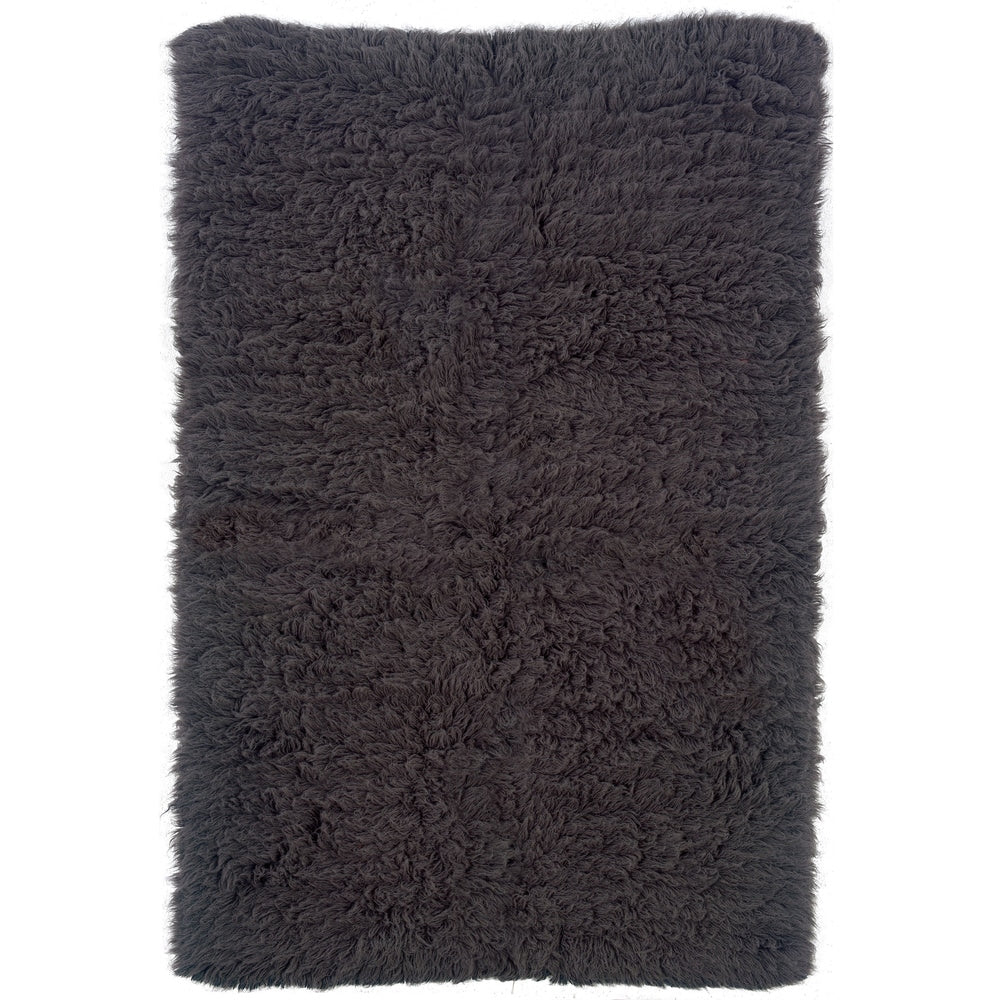 Linon Flokati Wool Thick Area Rug