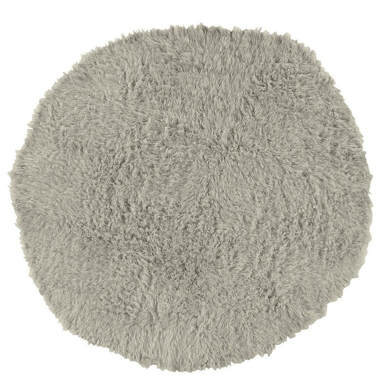 Linon Flokati Wool Thick Area Rug