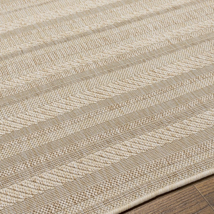 Livabliss Eagean Bohemian Stripe Outdoor Area Rug