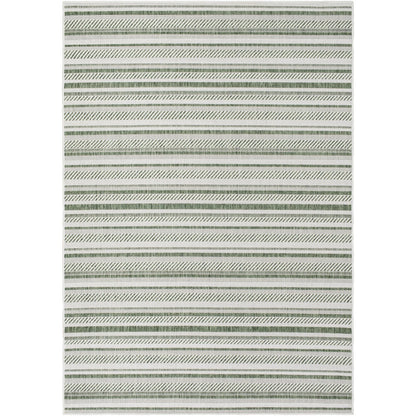 Livabliss Eagean Bohemian Stripe Outdoor Area Rug