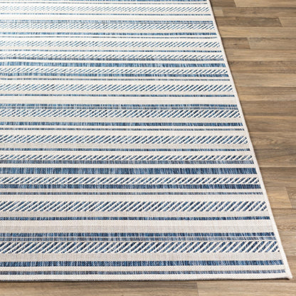 Livabliss Eagean Bohemian Stripe Outdoor Area Rug