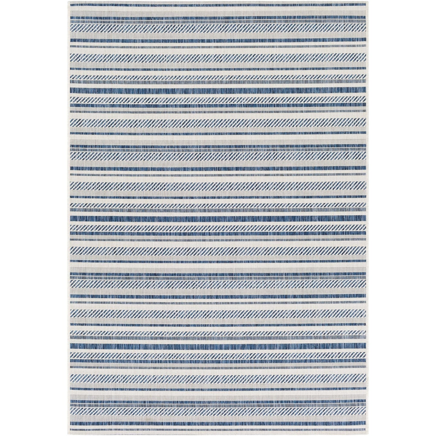Livabliss Eagean Bohemian Stripe Outdoor Area Rug