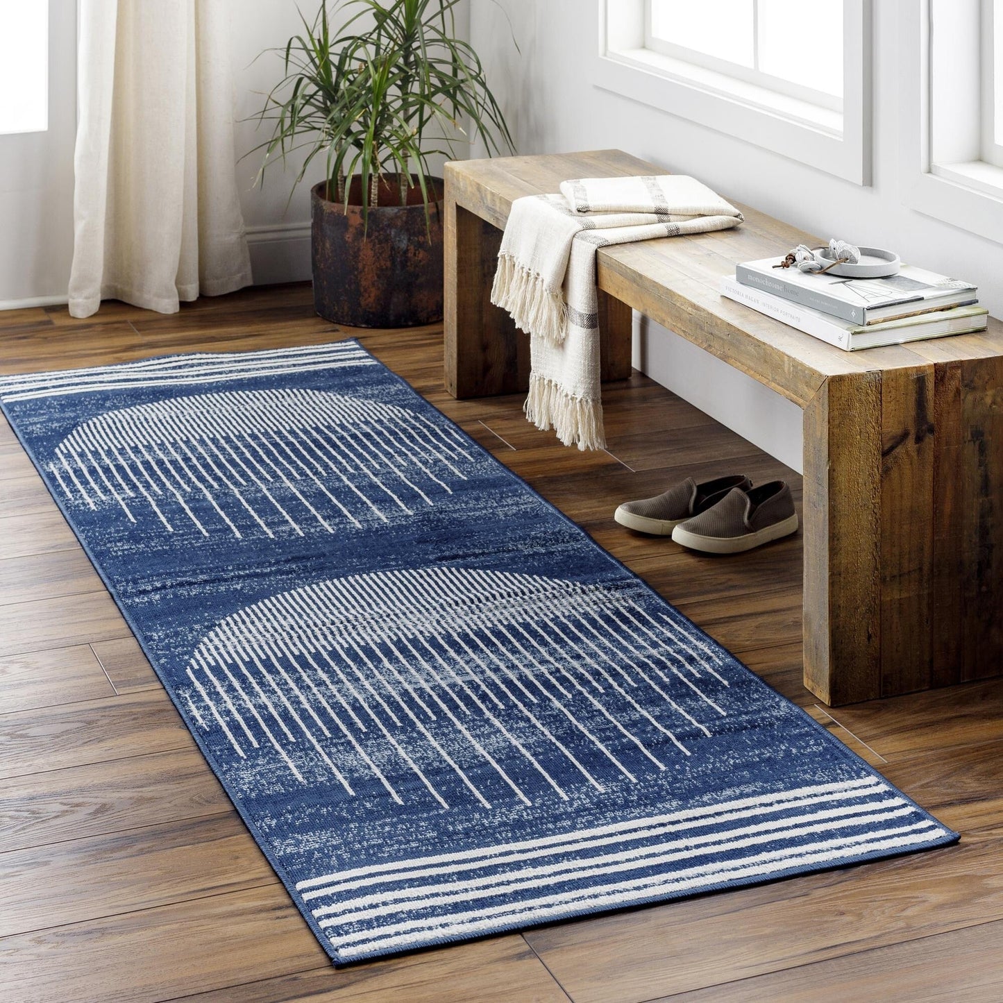 Livabliss Floransa Minimalist Ombre Area Rug