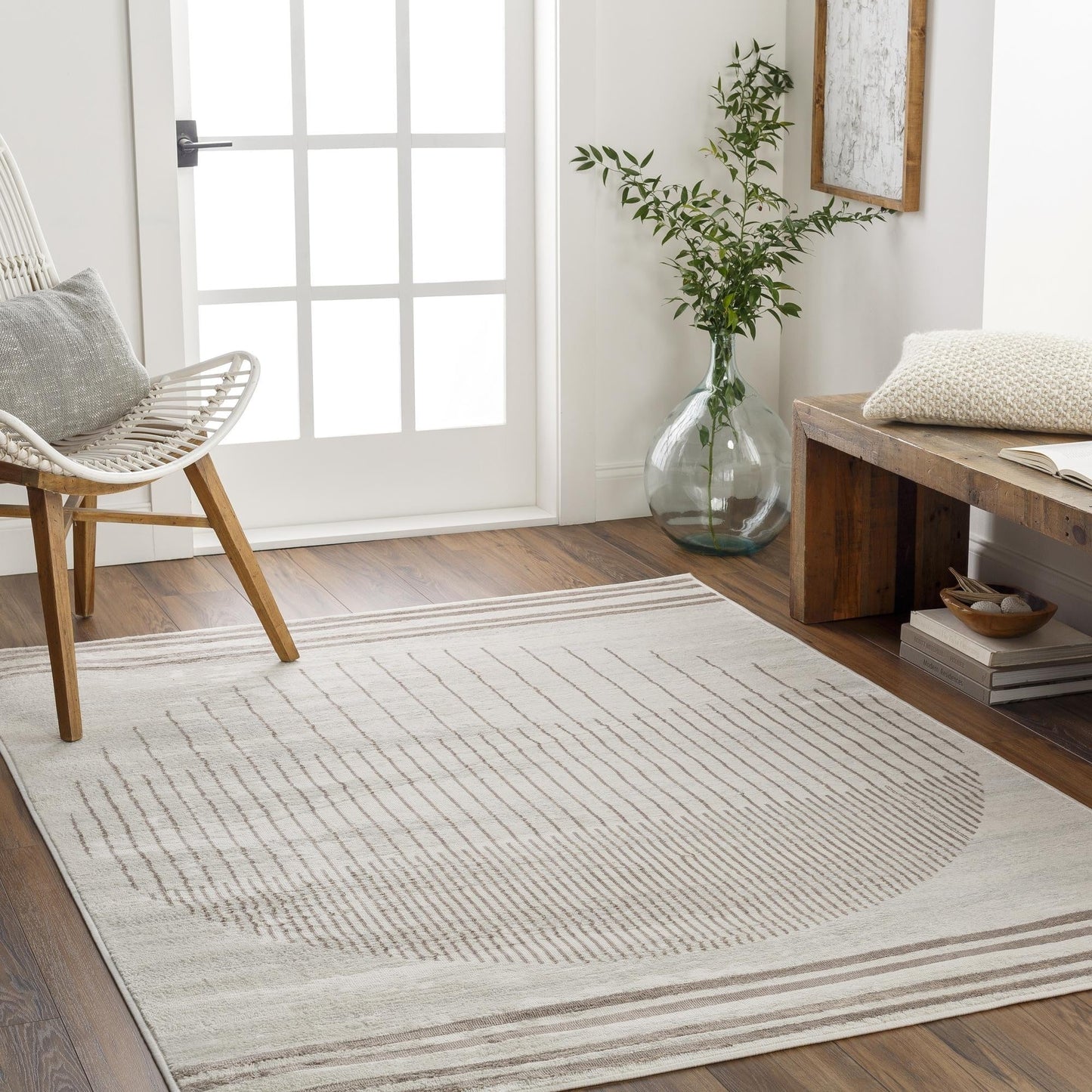 Livabliss Floransa Minimalist Ombre Area Rug