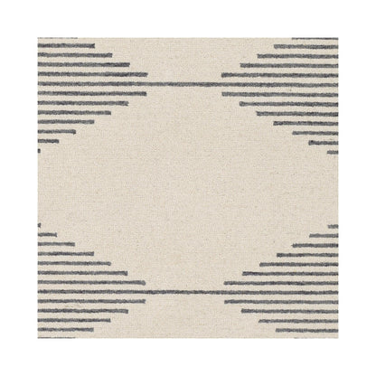 Livabliss Granada Minimalist Diamond Hand Tufted Area Rug