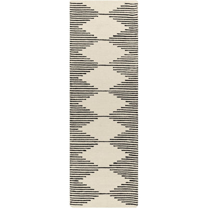 Livabliss Granada Minimalist Diamond Hand Tufted Area Rug