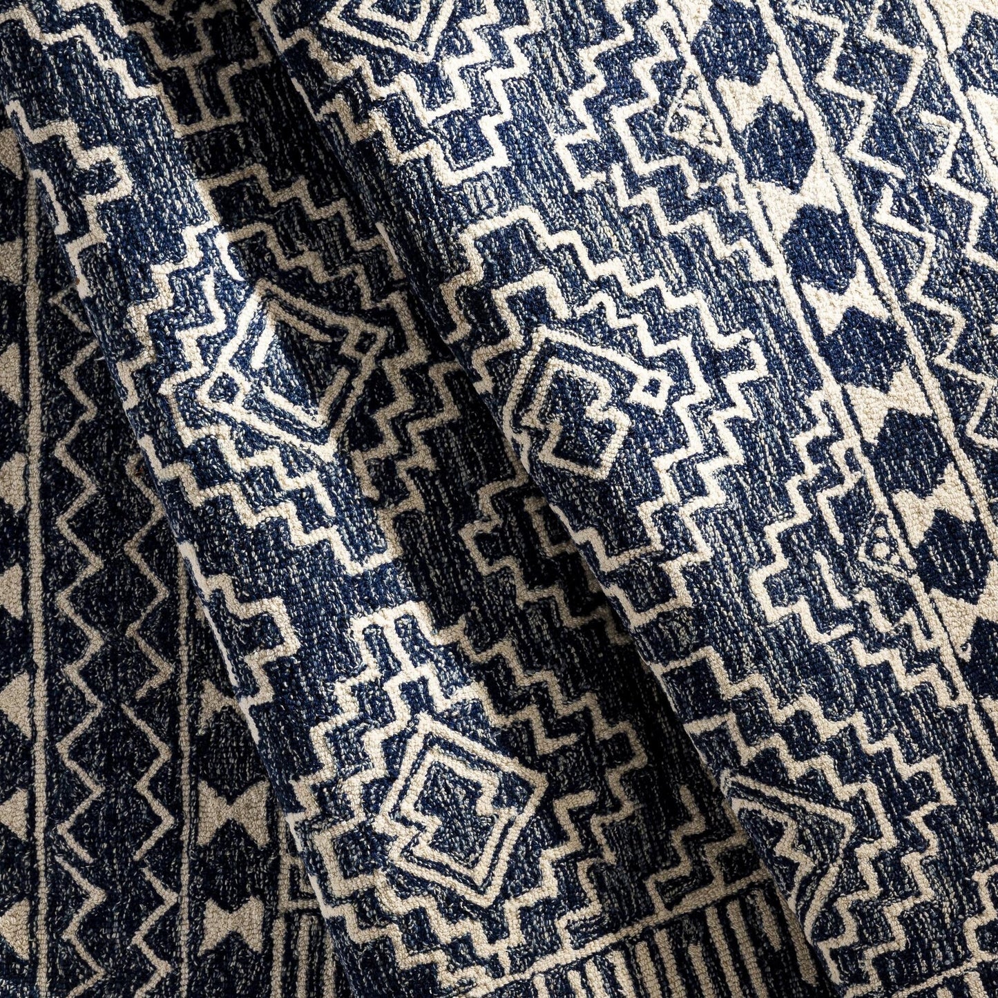 Livabliss Granada Minimalist Diamond Hand Tufted Area Rug