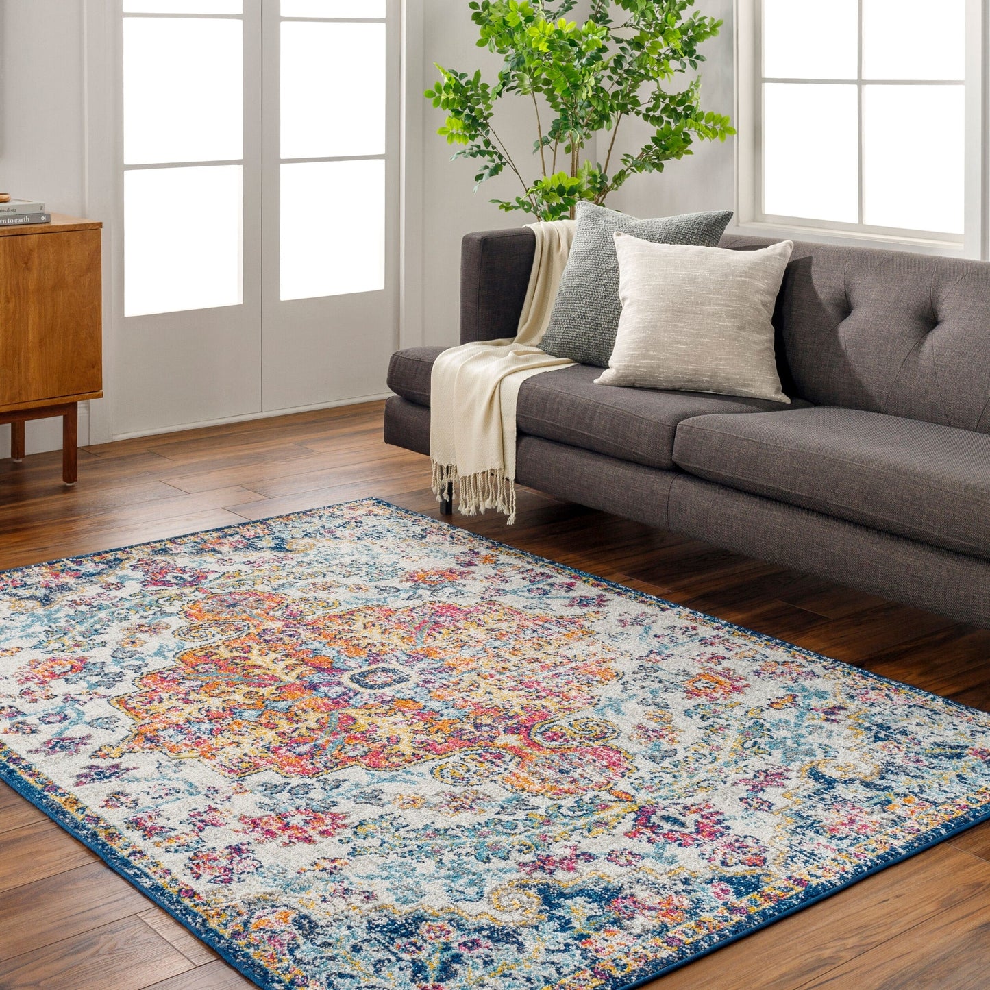 Livabliss Harput Updated Traditional Medallion Area Rug