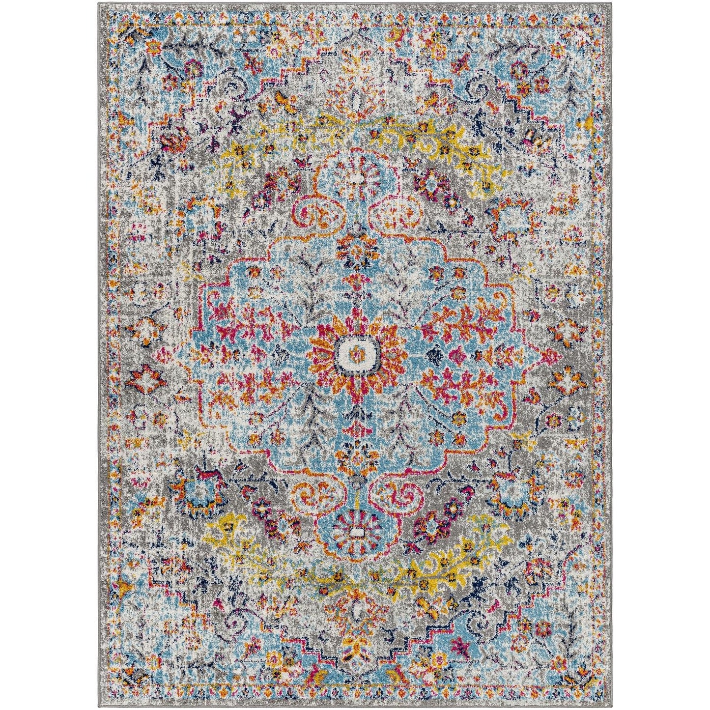 Livabliss Harput Updated Traditional Medallion Area Rug