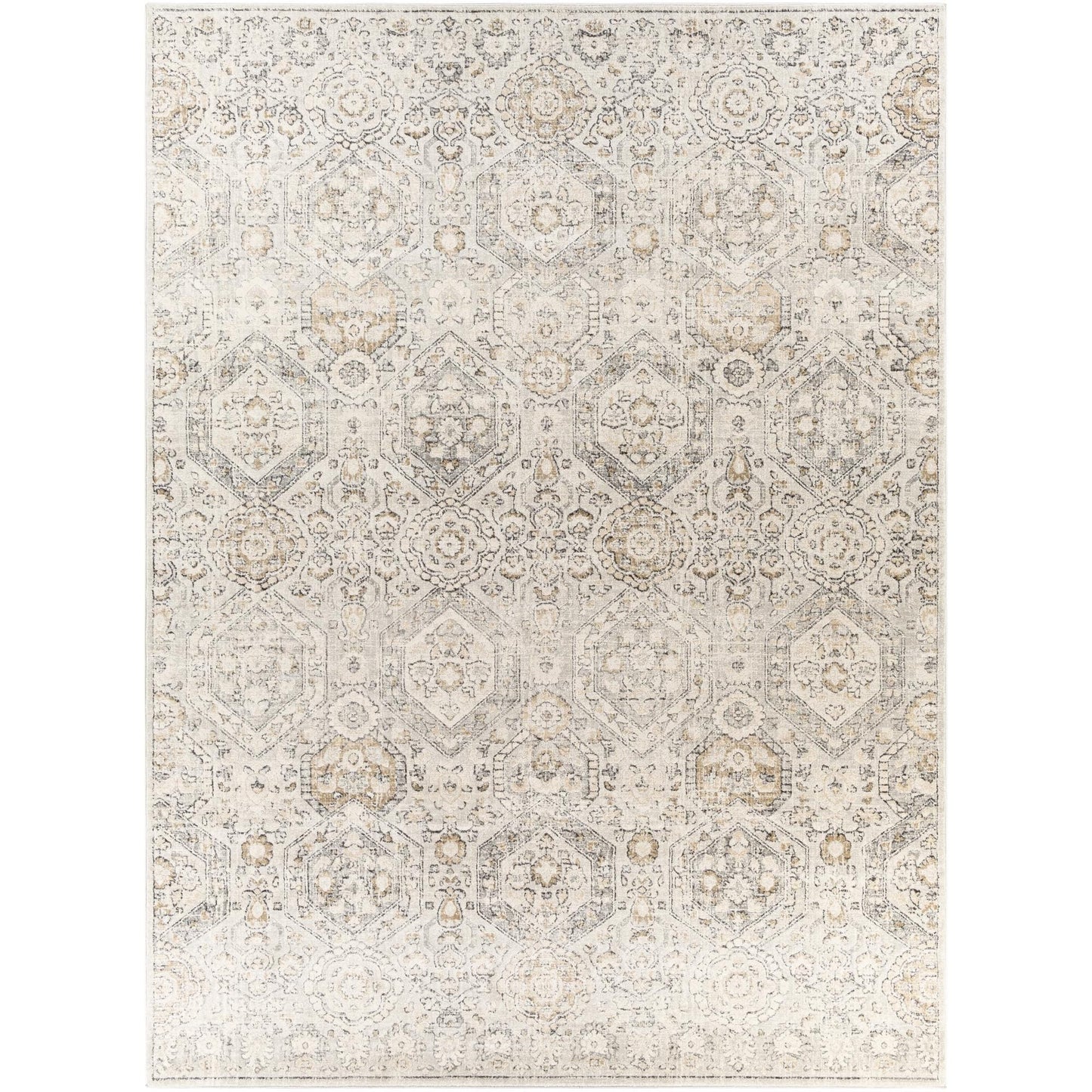 Livabliss Indigo Arts & Crafts Medallion Area Rug