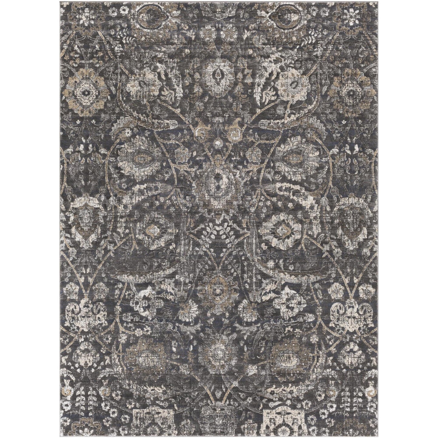 Livabliss Indigo Updated Traditional Medallion Area Rug