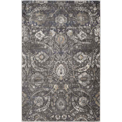 Livabliss Indigo Updated Traditional Medallion Area Rug