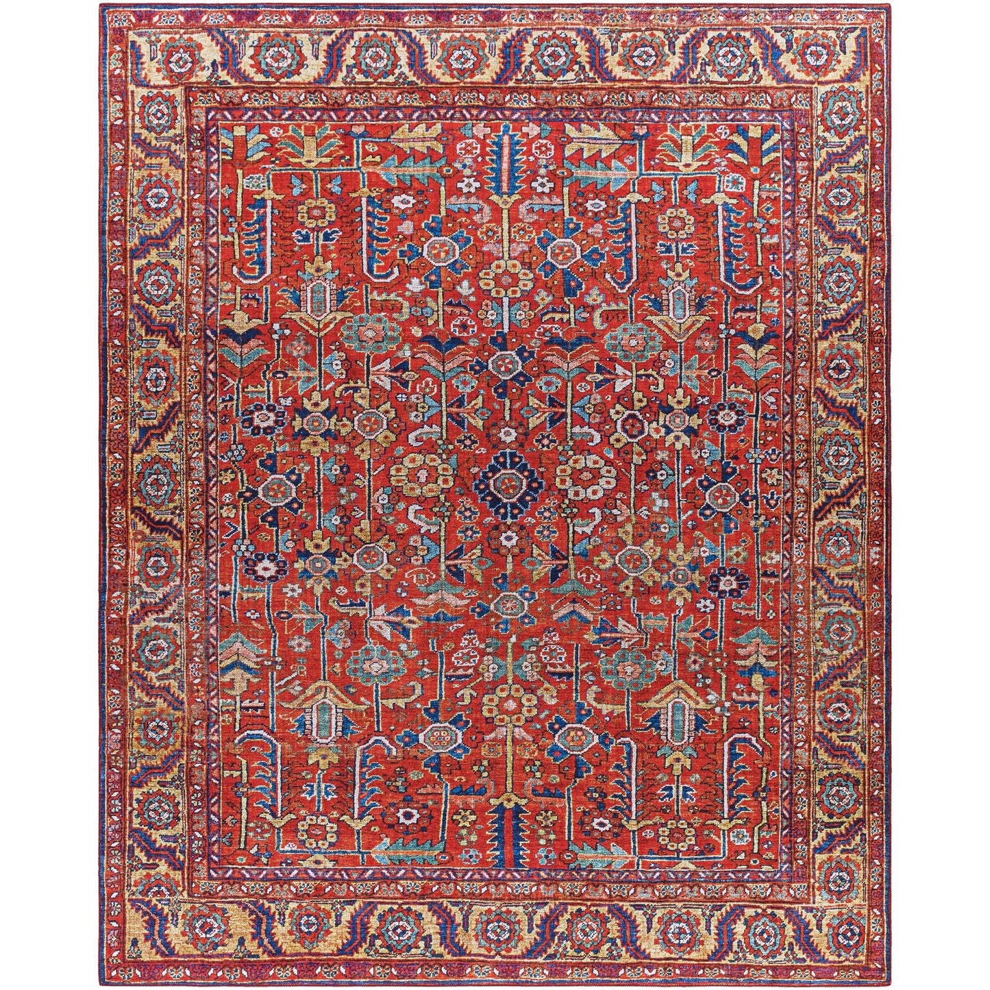 Livabliss Iris Updated Traditional Floral & Botanical Area Rug