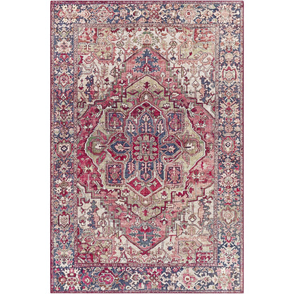 Livabliss Iris Updated Traditional Medallion Area Rug