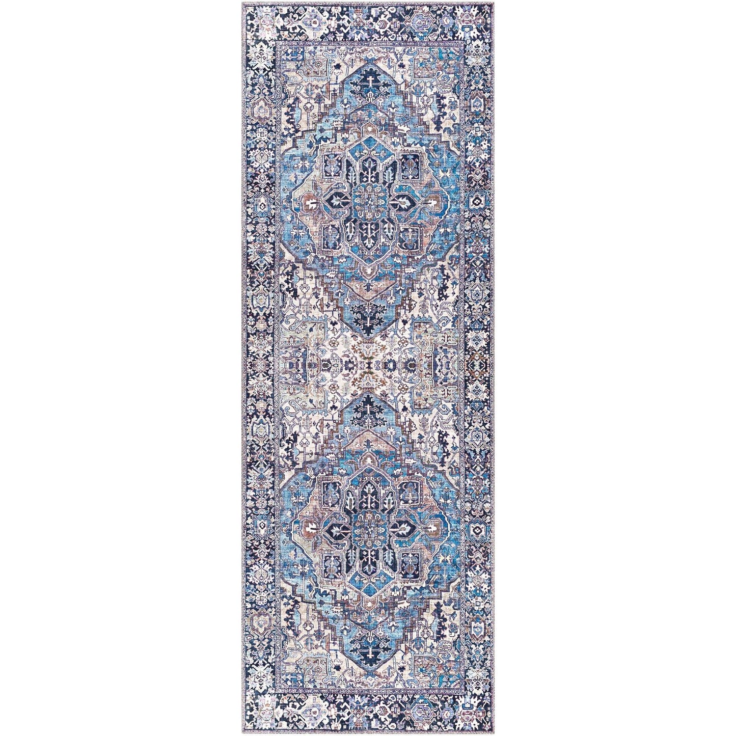 Livabliss Iris Updated Traditional Medallion Area Rug