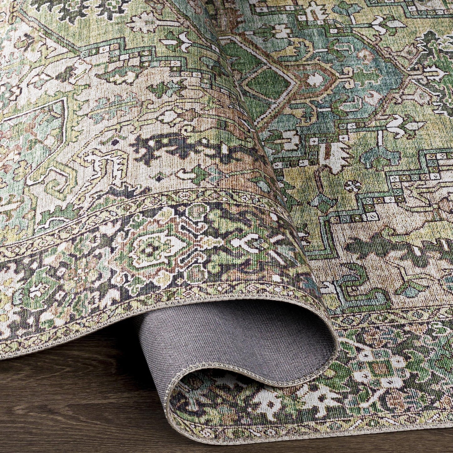 Livabliss Iris Updated Traditional Medallion Area Rug