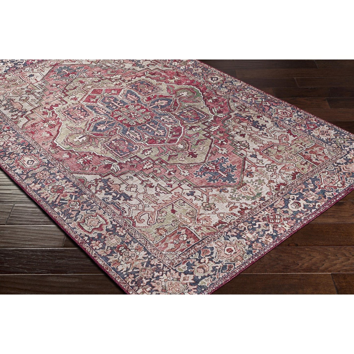 Livabliss Iris Updated Traditional Medallion Area Rug